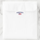 Minnetonka US-Flagge Stern-Aufkleber (Tasche)