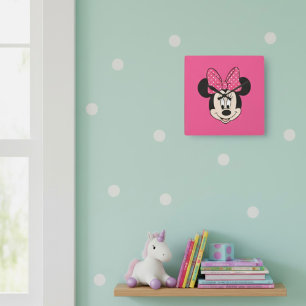 Minni Clock Quadratische Wanduhr