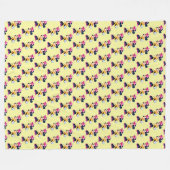 Minni Fleece-Decke Fleecedecke (Vorderseite (Horizontal))