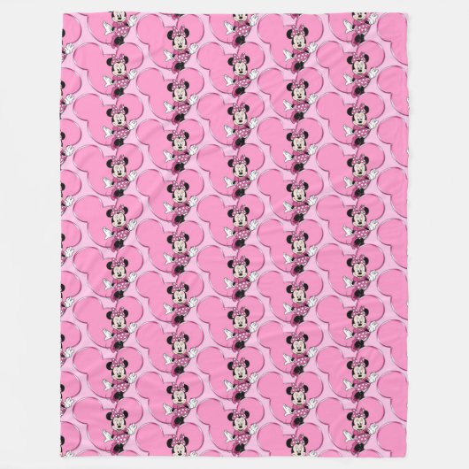 Minni Fleecedecke (Vorderseite)