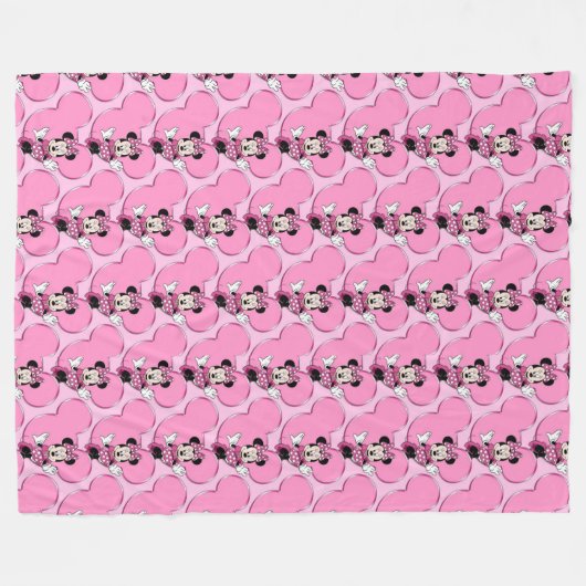 Minni Fleecedecke (Vorderseite (Horizontal))