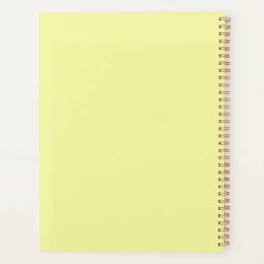 Minni Planner Planer (Rückseite)