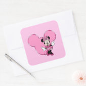 Minni Quadratischer Aufkleber (Umschlag)