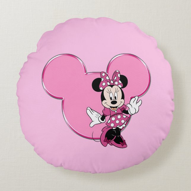 Minni Rundes Kissen (Vorderseite)