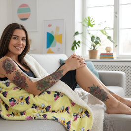 Minni Sherpa Blanket Sherpadecke