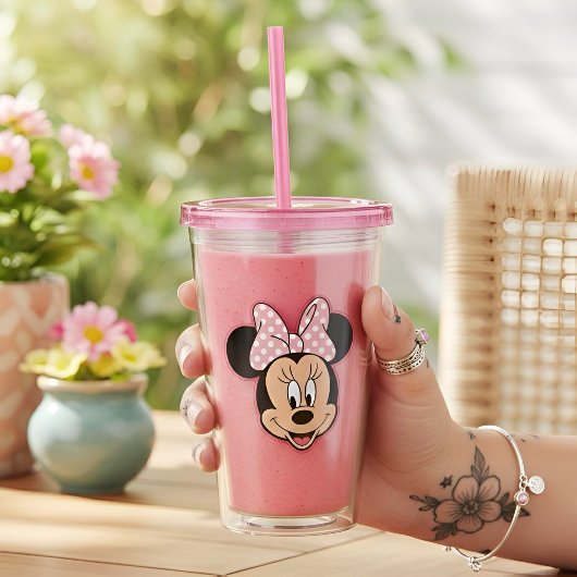Minnie Acrylic Tumbler Acryltrinkbecher