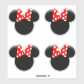 Minnie Aufkleber (Blatt)