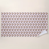 Minnie Beach Handtuch (Vorderseite)