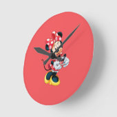 Minnie Clock Runde Wanduhr (Winkel)