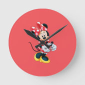 Minnie Clock Runde Wanduhr (Vorderseite)