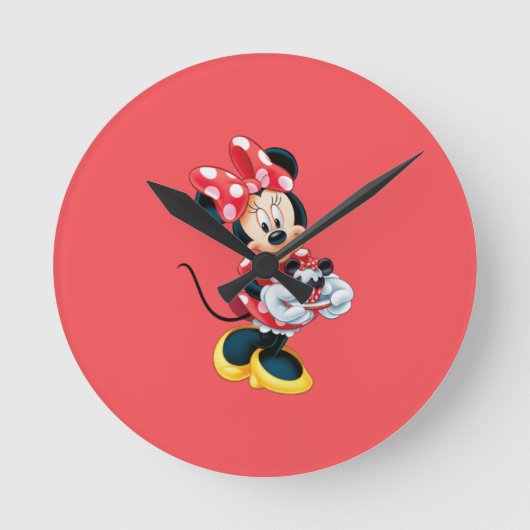 Minnie Clock Runde Wanduhr (Vorderseite)