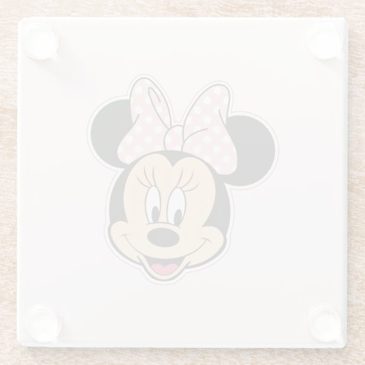 Minnie Glass Untersetzer (Rückseite)