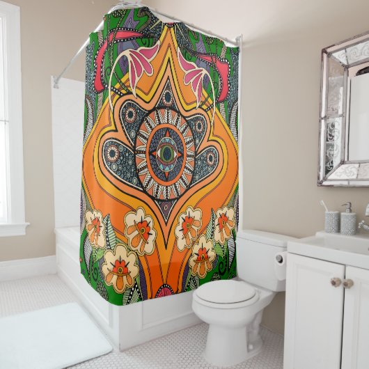 MINNIE grün Duschvorhang (Beispiel)