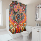 MINNIE Henna Duschvorhang (Beispiel)