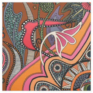 MINNIE henna Fabric Stoff