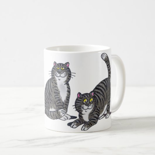 "Minnie" Katzen-Tasse Kaffeetasse (VorderseiteRechts)
