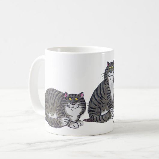"Minnie" Katzen-Tasse Kaffeetasse (Vorderseite Links)