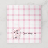 Minnie Maus Editierbare Party-Faltkarten Platzkarte (Außenseite Aufgefaltet)