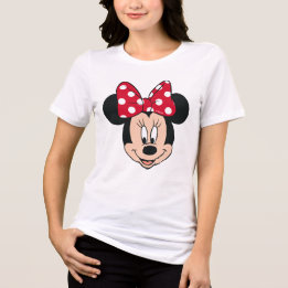 Minnie Mouse | Logokombination Tri-Blend Shirt