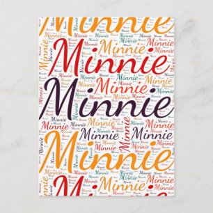 Minnie Postkarte