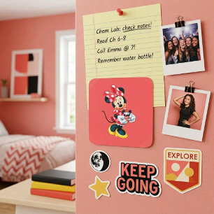 Minnie Quadratischer Aufkleber