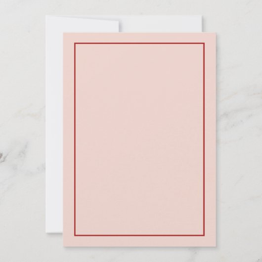 MINNIE Retro Rosa Bachelorette Wochenende Einladung (Rückseite)