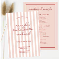 MINNIE Retro Rosa Bachelorette Wochenende