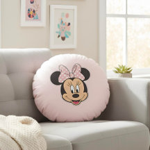 Minnie Round Pillow