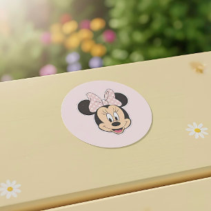 Minnie Runder Aufkleber