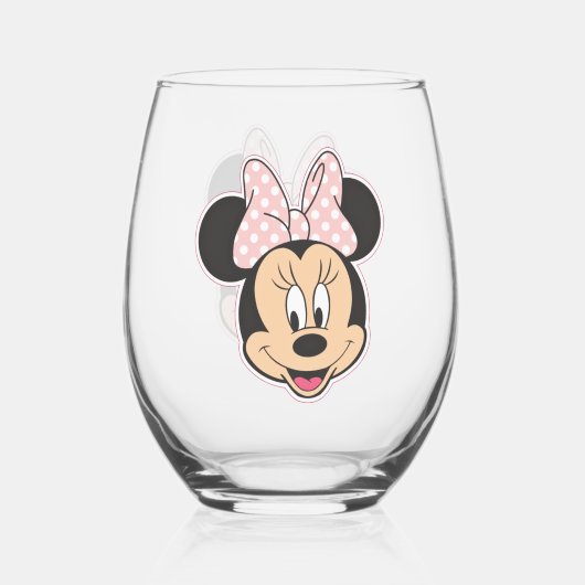 Minnie Stemless Weinglas Ohne Stiel (Vorderseite)