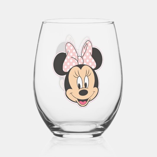 Minnie Stemless Weinglas Ohne Stiel (Rückseite)
