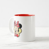 Minnie Zweifarbige Tasse (Vorderseite Links)
