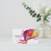 minniemay bunte Welt Visitenkarte (Stehend Vorderseite)