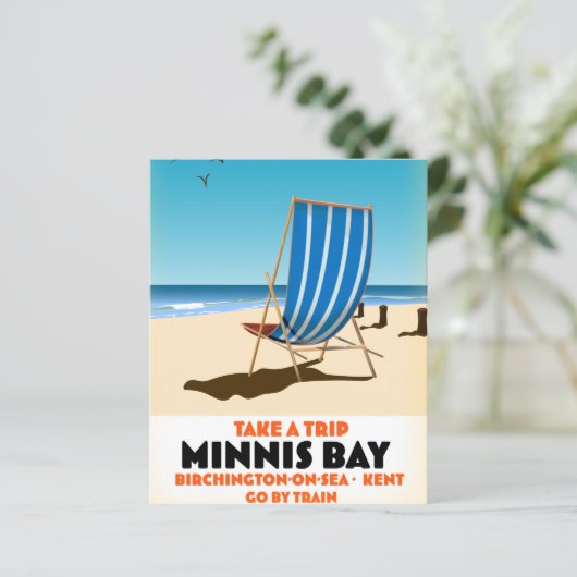 Minnis Bay, Birchington-on-sea Postcard (Stehend Vorderseite)