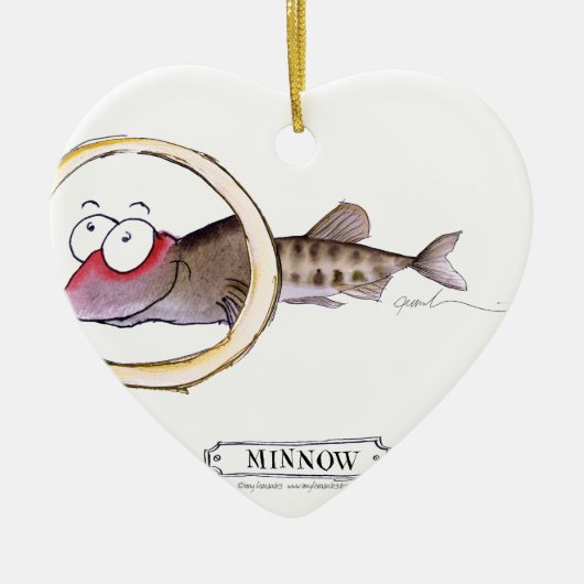 Minnowfische, tony fernandes keramik ornament (Vorne)