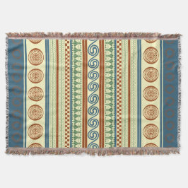 Minoan Majestät: Ancient Aegean Throw Blanket Decke