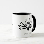 Minoan Octopus-Tasse im Minimalstil Tasse (VorderseiteRechts)