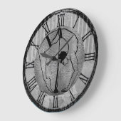 Minoan Sword Acrobat Clock Große Wanduhr (Winkel)