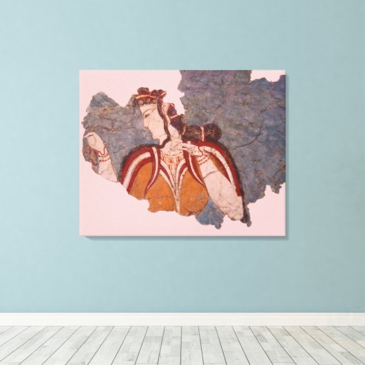 Minoan-Wandmalereien - Leinwand (Insitu (Holzboden))