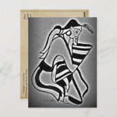 Minoan Woman in Thought Postkarte (Vorne/Hinten)