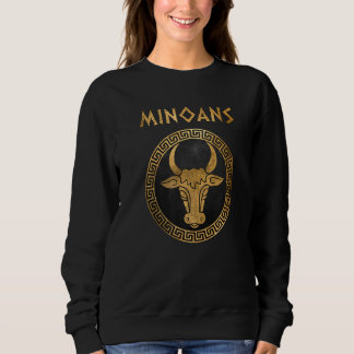 Minoans Bronzezeit Kreta Minoan Altes Symbol Sweatshirt