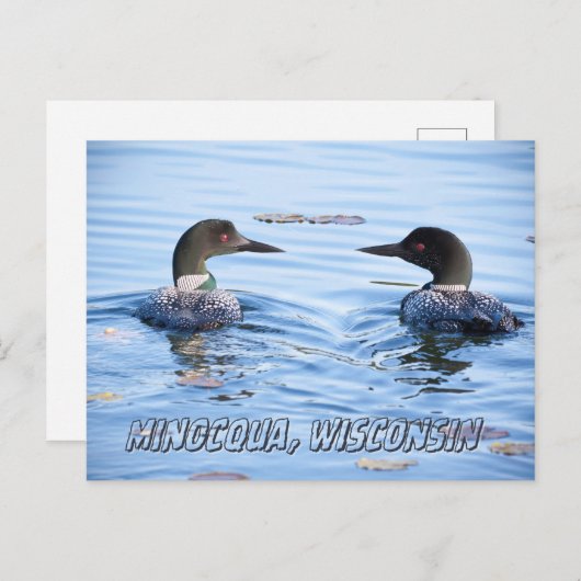 Minocqua, WI-PostkartenSouvenir Postkarte (Vorne/Hinten)