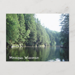Minocqua Wisconsin Seen Postkarte