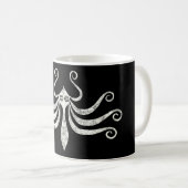 Minooktopus im Minimalstil (Not) Kaffeetasse (VorderseiteRechts)