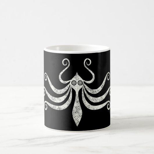 Minooktopus im Minimalstil (Not) Kaffeetasse (Mittel)