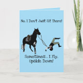 Minor Horse Fall wird gut Karte (Vorderseite)