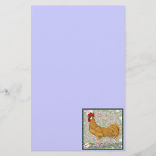 Minorca: Alte Rooster Briefpapier (Vorderseite)