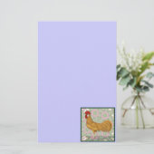 Minorca: Alte Rooster Briefpapier (Stehend Vorderseite)