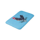 Minorca Rooster Badematte (Schrägansicht)