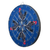 Minorca Rooster Dartscheibe (Vorderseite rechts)